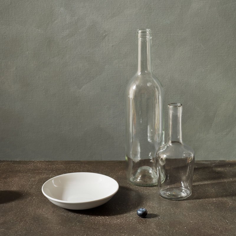 Myrtille et assiette