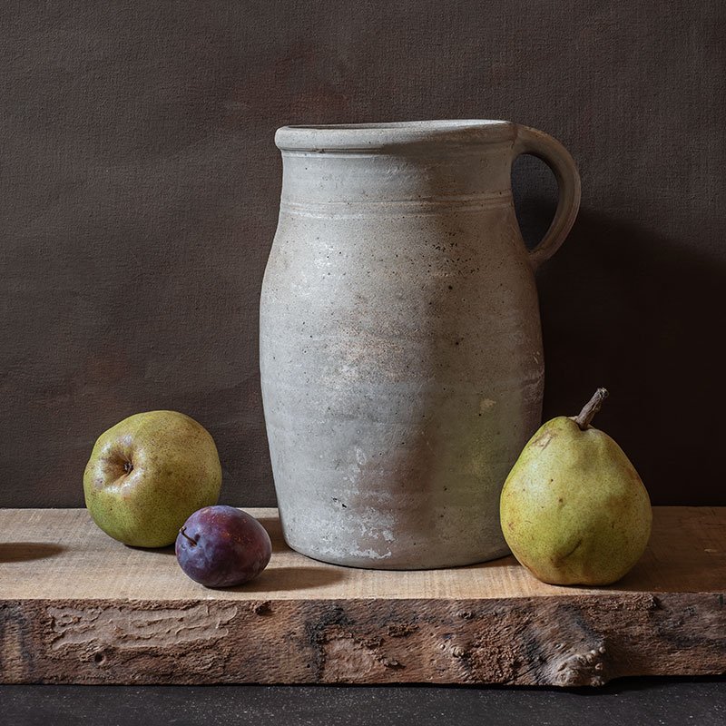 Trois fruits et grès II